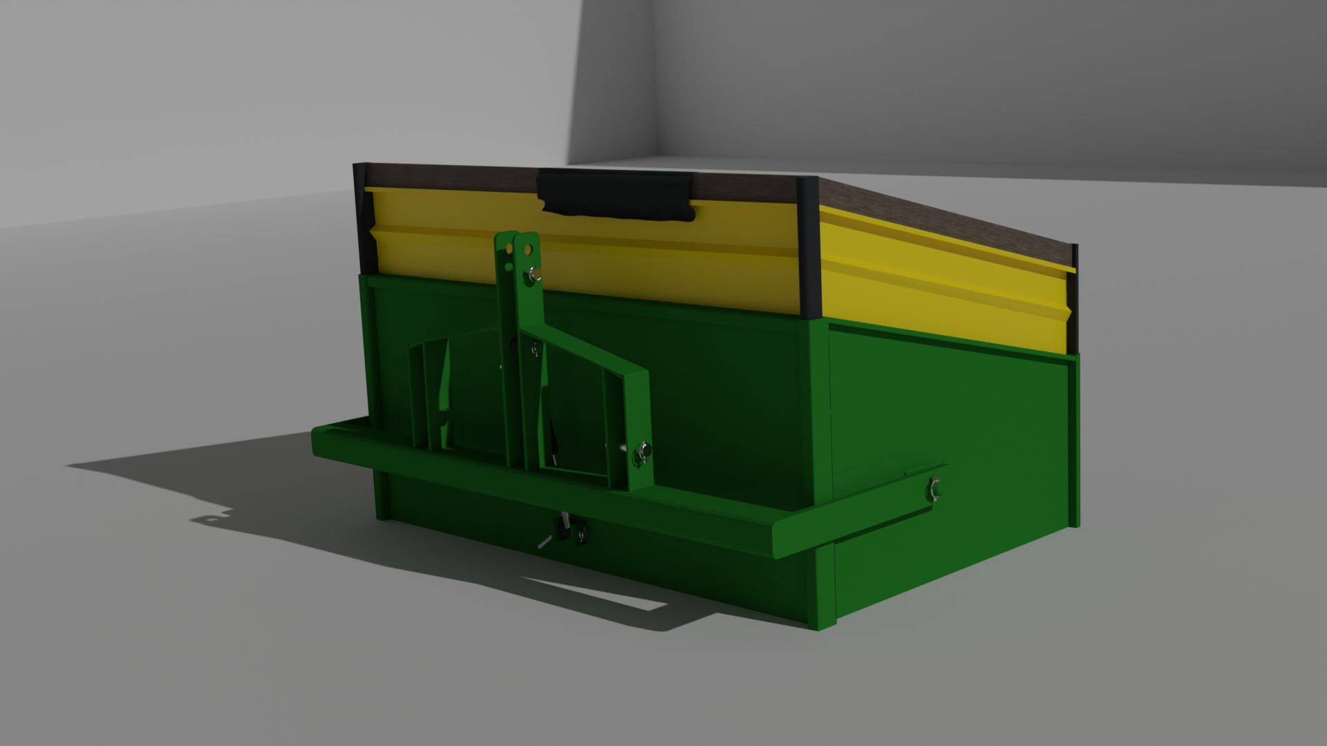 John Deere kleine 3-punts dumper