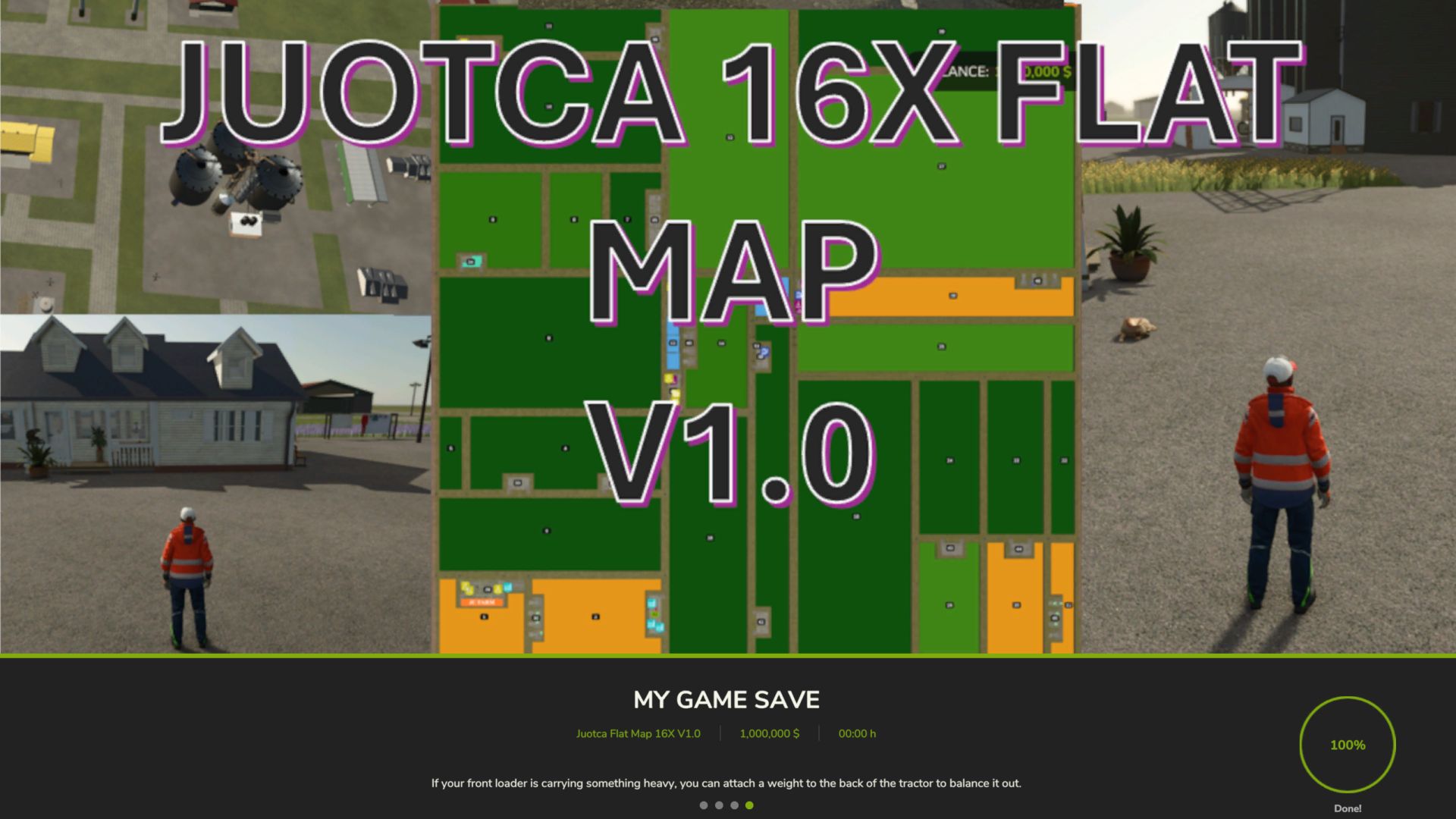 Juotca Flat Map X16